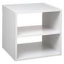 Voir la diapositive 2 :  Tablette pour Meuble  Mix N'Modul  32cm Blanc