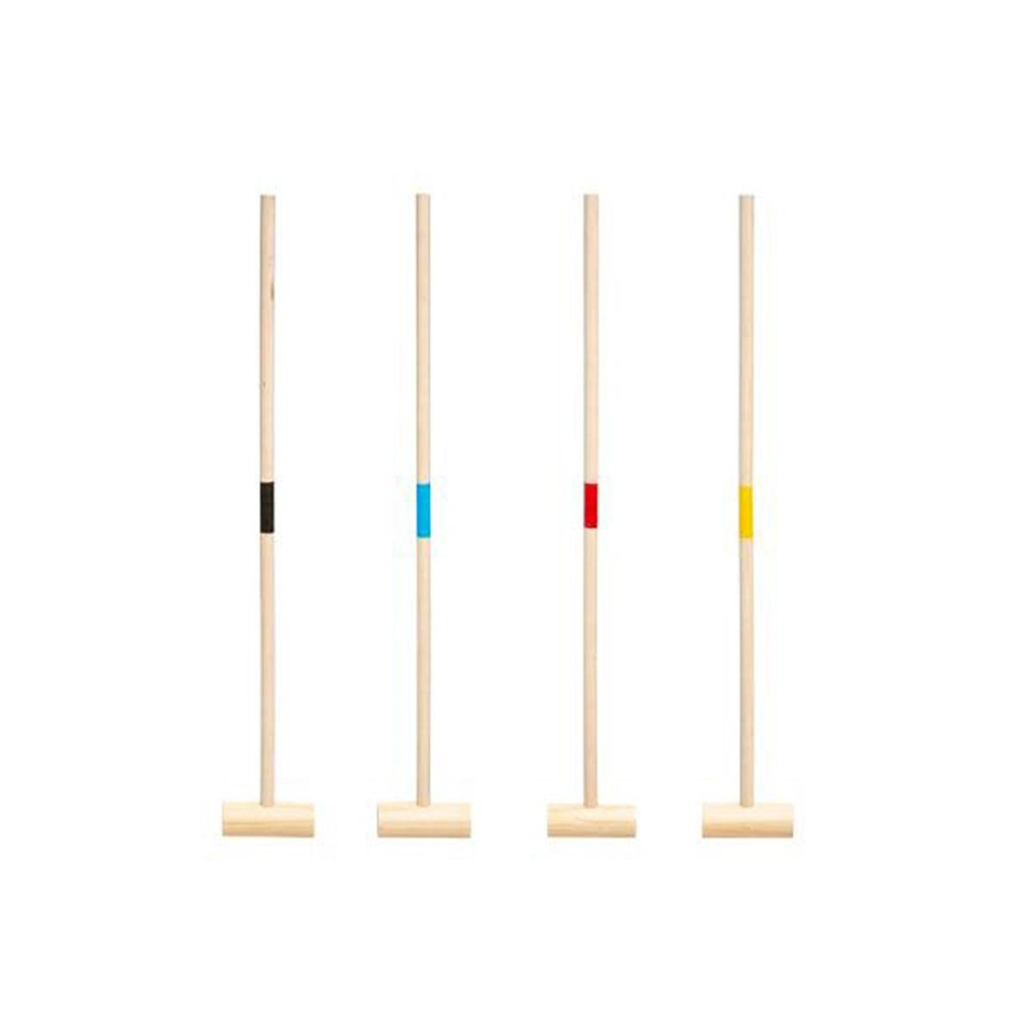 Voir la diapositive 5 : Be Toys Jeu Enfant en Bois  Croquet  57cm Naturel