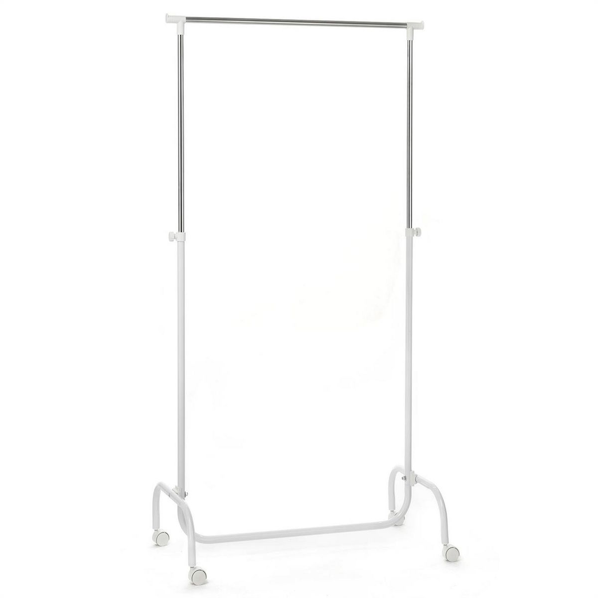 IDIMEX Portant à vêtements TIGER, en métal chromé