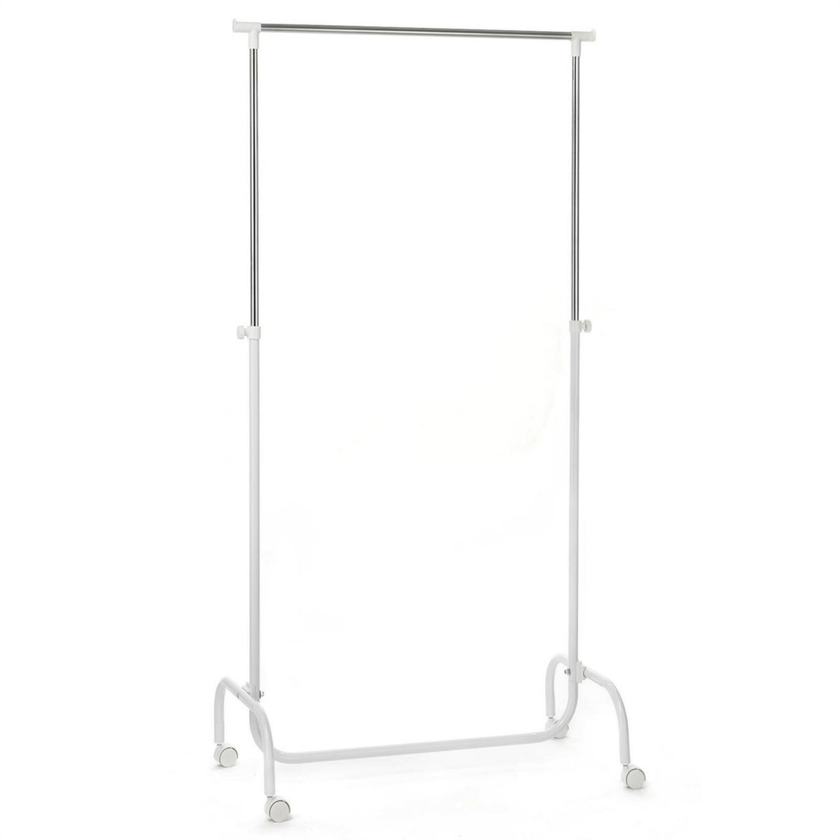 IDIMEX Portant à vêtements TIGER, en métal chromé