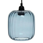 Paris Prix Lampe Suspension Vintage  Gloria  27cm Bleu