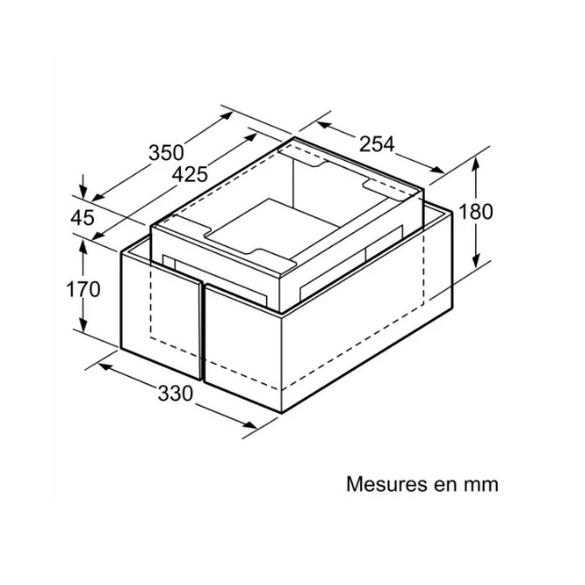 Voir la diapositive 4 : Siemens Module de recyclage pour hotte - lz22fxd51