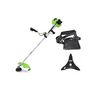 Voir la diapositive 1 : VITO Garden Débroussailleuse Thermique 52 Cm3 Moteur 2T 1,9 CV Harnais + Lame 3 dents Ø 25.5 cm + Fil nylon Ø 2.5 mm VITO
