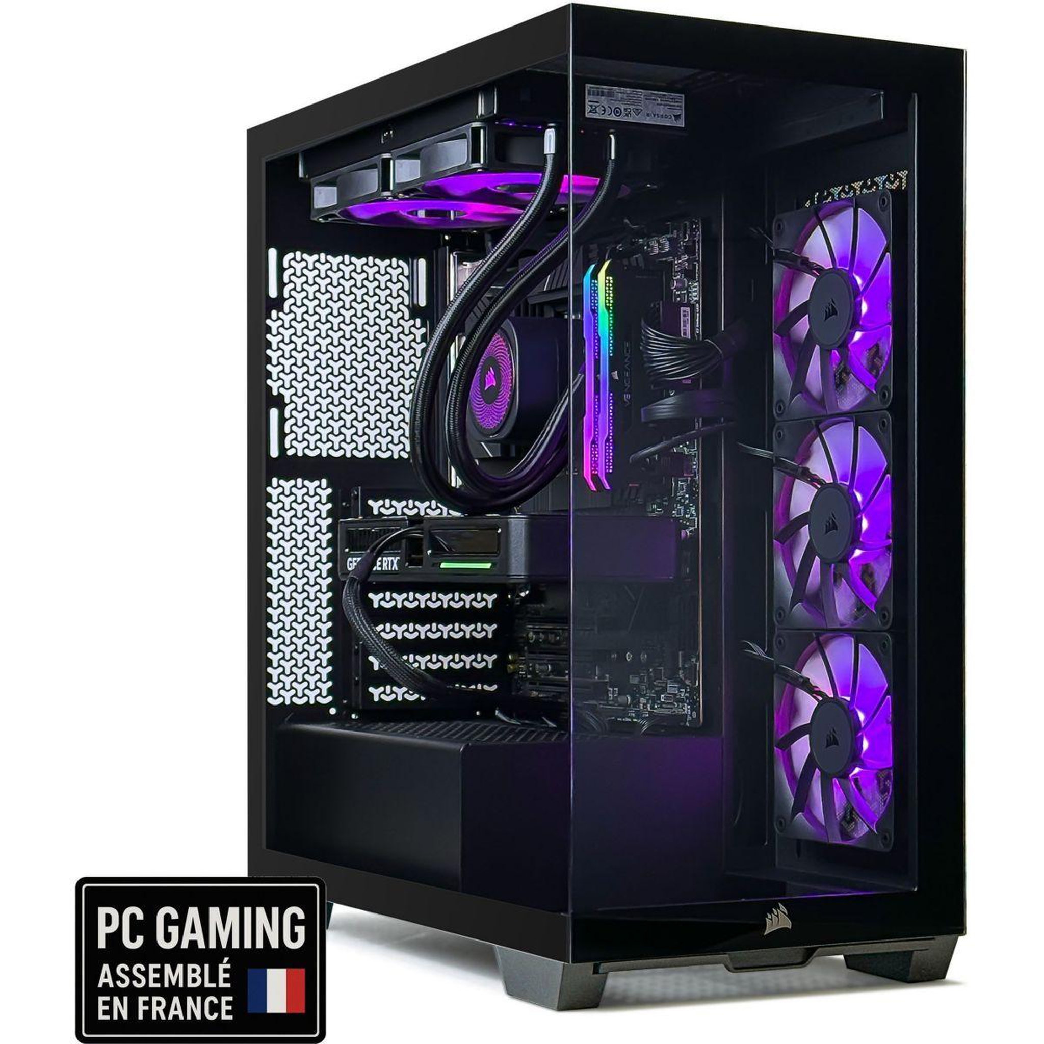 Voir la diapositive 2 : Corsair PC Gamer 3500X – AMD Ryzen 7 9800X3D – NVIDIA GeForce RTX 5080 – 32 Go RAM DDR5 – SSD 1 To