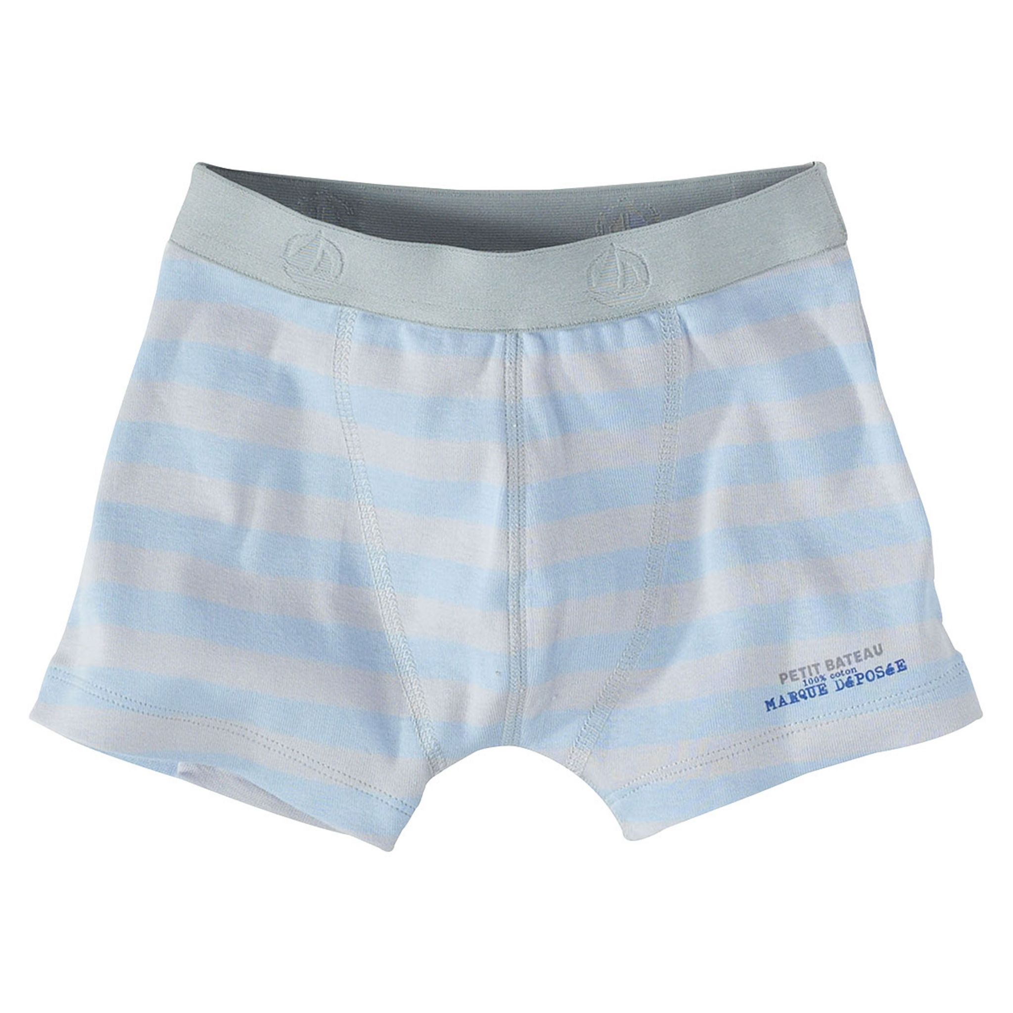 Boxer Bambini Petit Bateau - Confezione Da 3 Slip, Cotone Morbido, Vari Colori