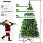 Voir la diapositive 6 : tectake Sapin de Noël artificiel 180 cm vert vert