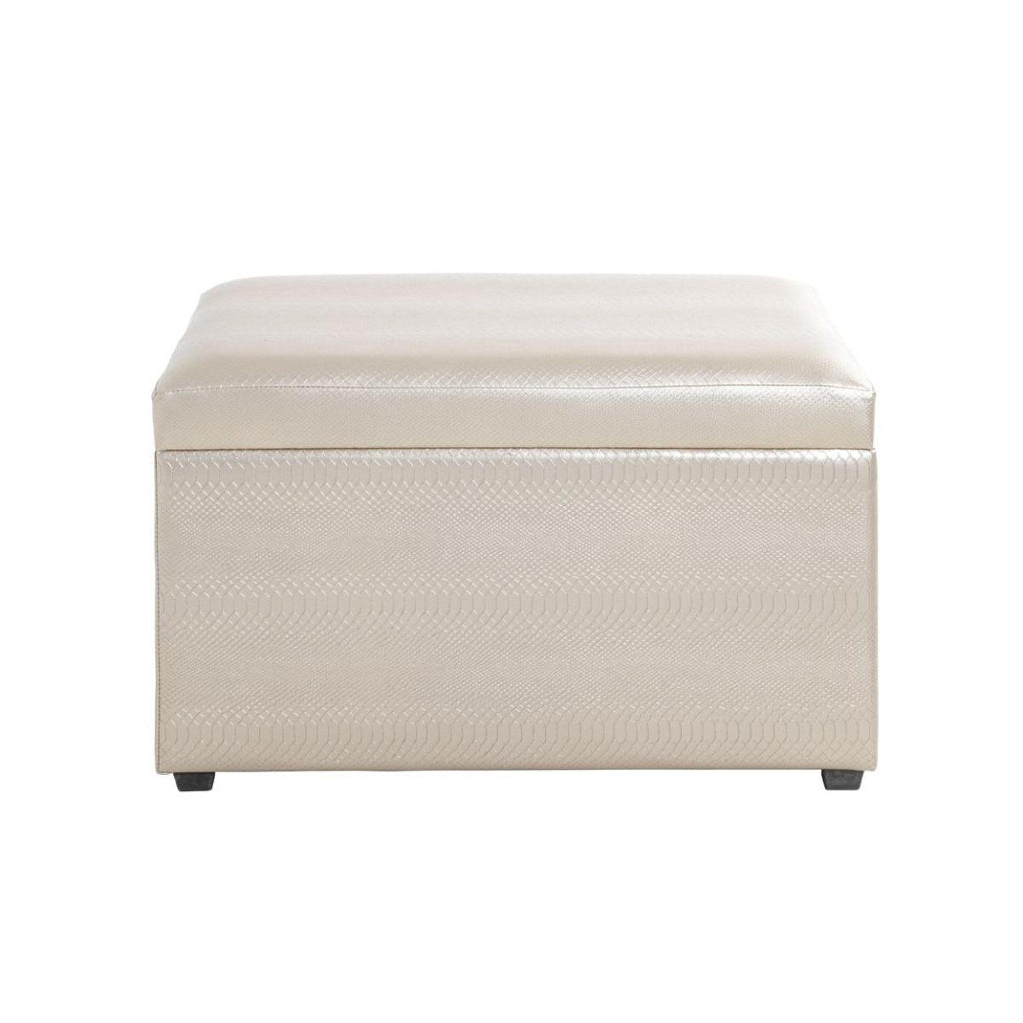 Voir la diapositive 2 : Paris Prix Coffre de Rangement  Hadao  65cm Rose Gold