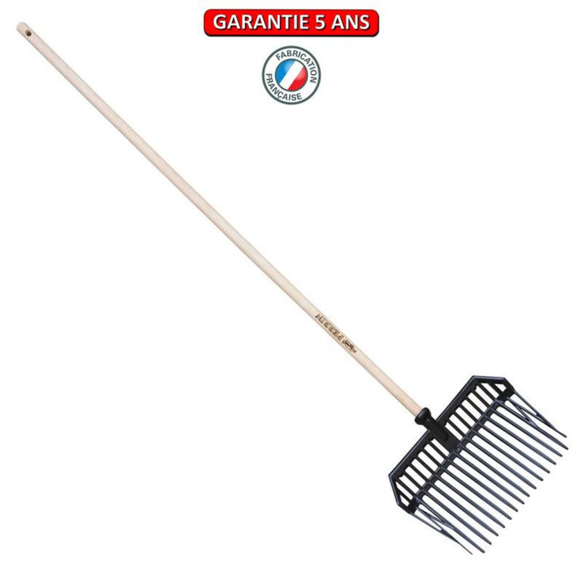 OUTILS PERRIN Fourche haras multi usage - manche 1m50