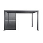 Voir la diapositive 2 : SWEEEK Persienne 130cm pour pergola bioclimatique aluminium anthracite Palace