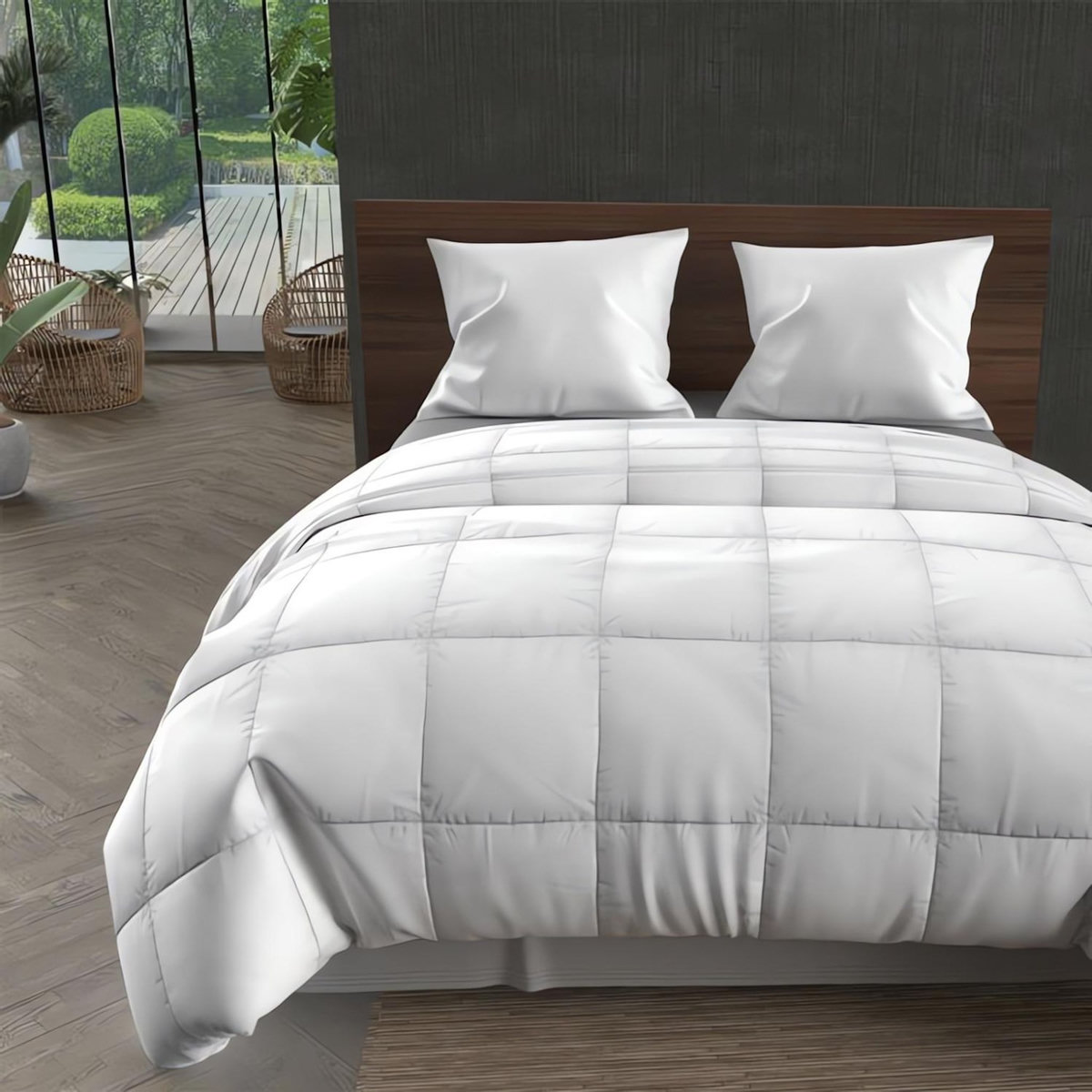 SOLEIL D'OCRE Couette blanche CONFORT toutes saisons, par Intemporel