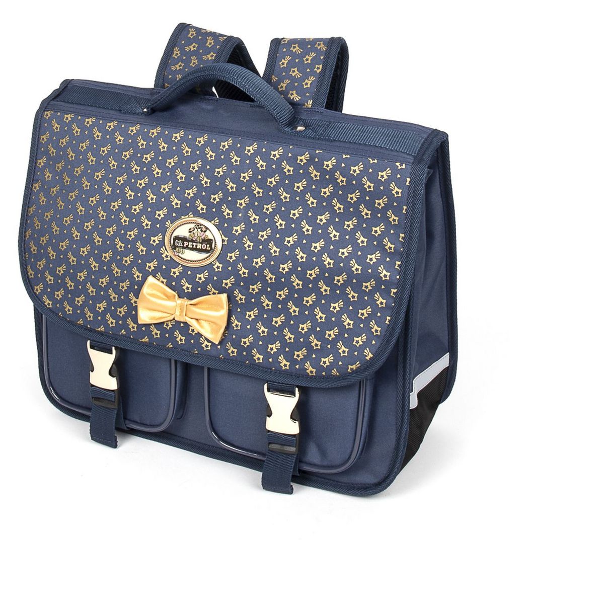 Lili Petrol Cartable 38 cm Imprimé 'Shooting Star' bleu Marine LILI PETROL
