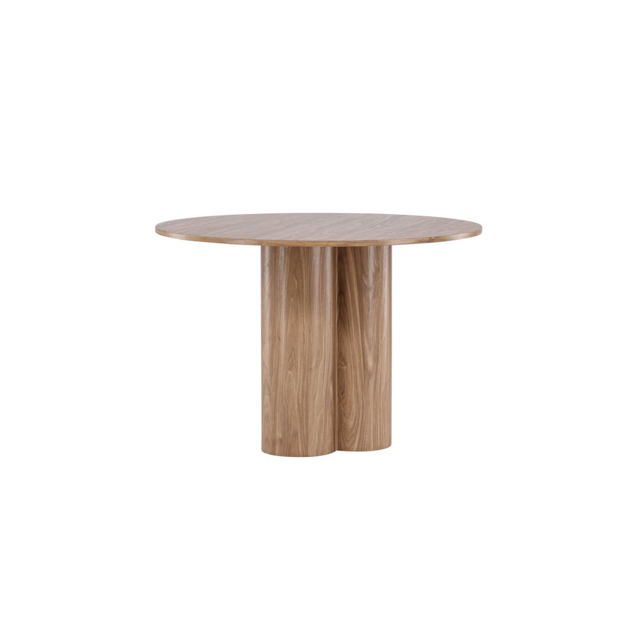 Voir la diapositive 4 : Paris Prix Table à manger ronde  olivia  110cm marron