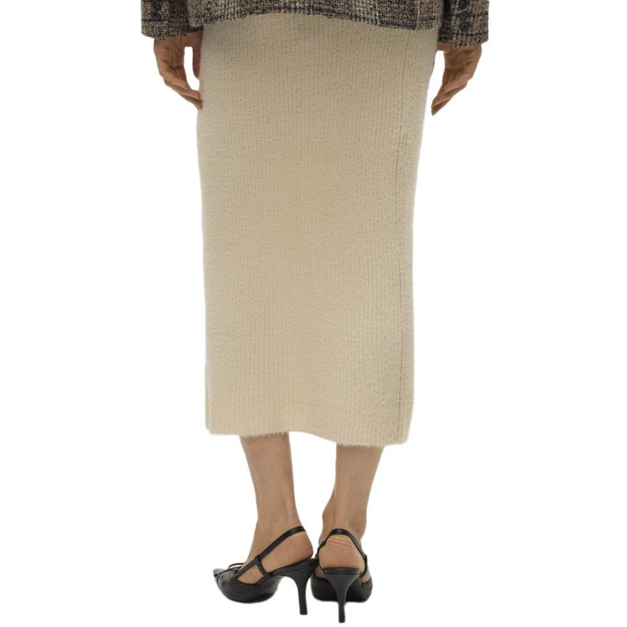 Voir la diapositive 2 : Vero Moda Jupe Longue Beige Femme Vero Moda Puff