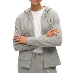 SUPERDRY Sweat Gris Femme Superdry Plain Zip Hood. Coloris disponibles : Gris
