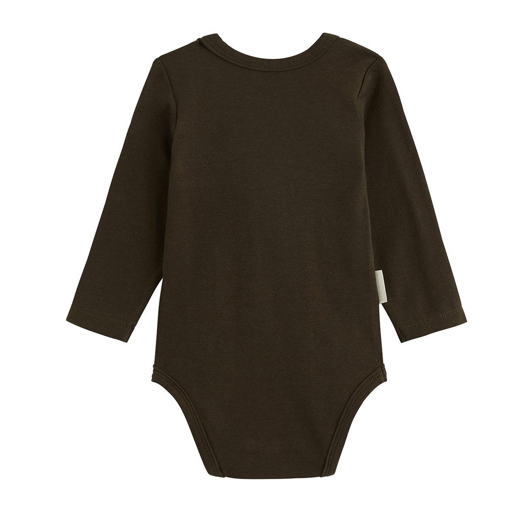 Voir la diapositive 2 : PETIT BEGUIN Lot de 3 bodies bébé manches longues ginkgo