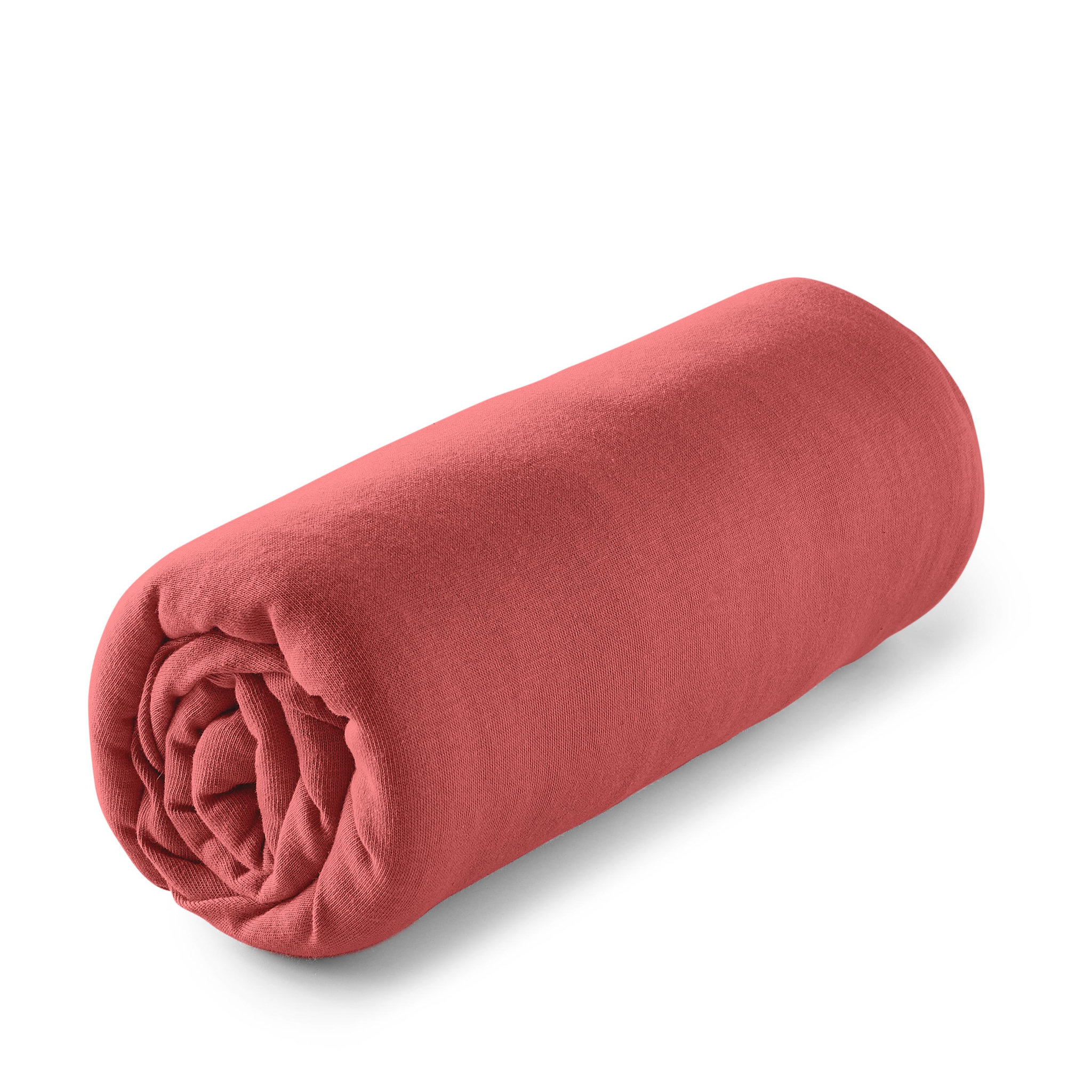 Voir la diapositive 1 : ACTUEL Drap housse uni en jersey coton - collection permanente