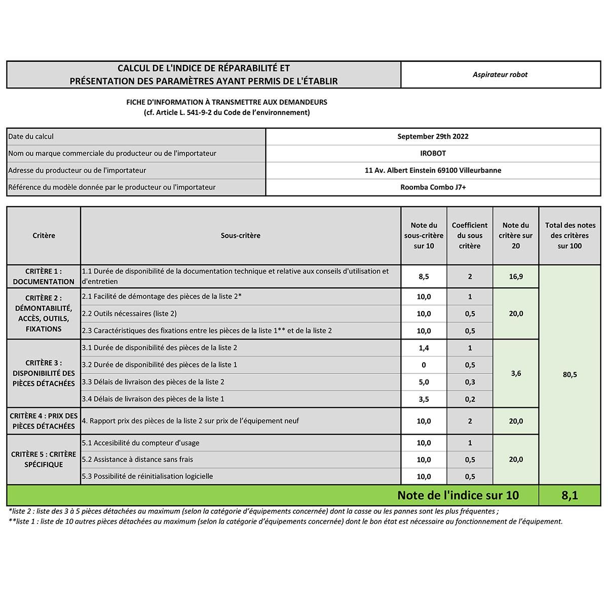 IROBOT Aspirateur/laveur robot connecté - c755840