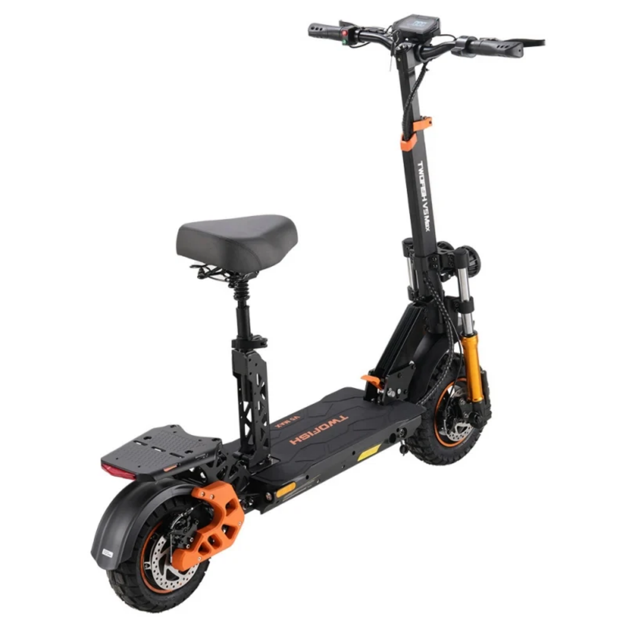 Voir la diapositive 4 : TWOFISH Trottinette électrique TWOFISH V5 MAX, avec siège, batterie 48 V 18 Ah