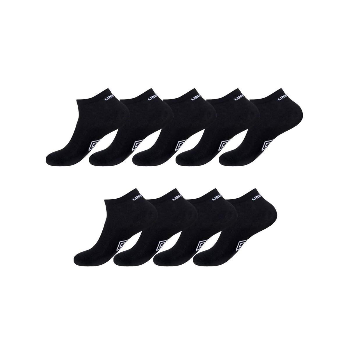 UMBRO Lot de 9 Paires de Chaussettes Sneackers Homme Taille 39/42