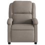 Voir la diapositive 4 : VIDAXL Fauteuil de massage inclinable Taupe Tissu
