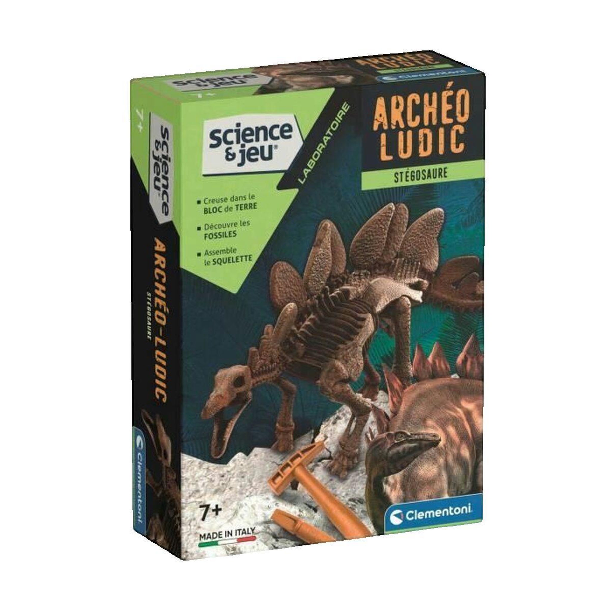 CLEMENTONI Jeu éducatif Clementoni Archéo Ludic Stégosaure