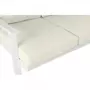 MARKET24 Canapé de jardin DKD Home Decor Blanc Verre Polyester Aluminium (212 x 212 x 86 cm)