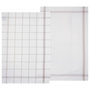Voir la diapositive 2 : ATMOSPHERA Lot de 2 Torchons de Cuisine  Traditionnel  70cm Gris
