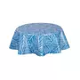 HABITABLE Nappe en toile cirée ronde Eloa - Diam. 150 cm - Bleu