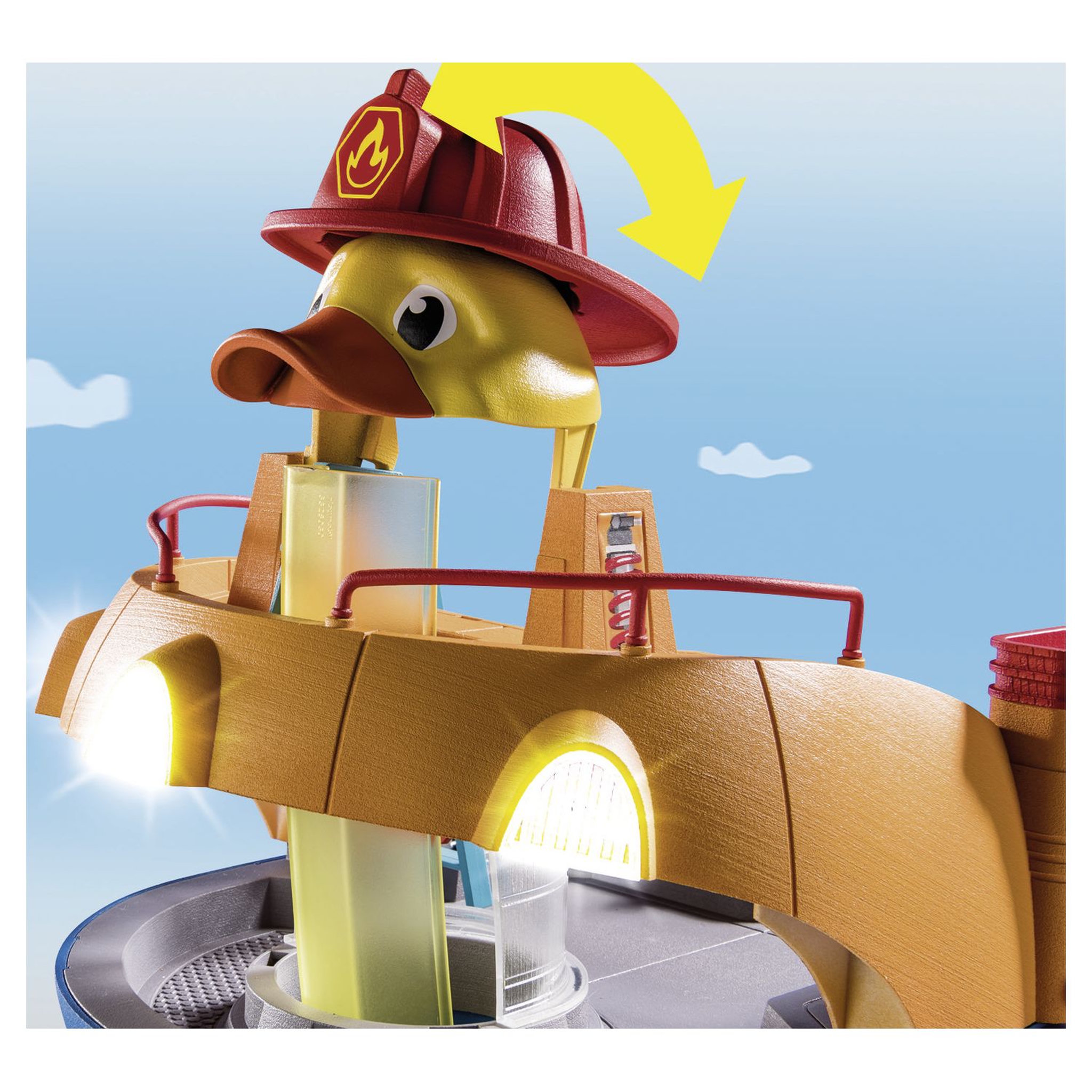 Voir la diapositive 7 : PLAYMOBIL 70910 - Duck on Call - Quartier général 