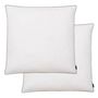 Voir la diapositive 1 : VIDAXL Oreiller lot de 2 Remplissage de duvet 80 x 80 cm Blanc