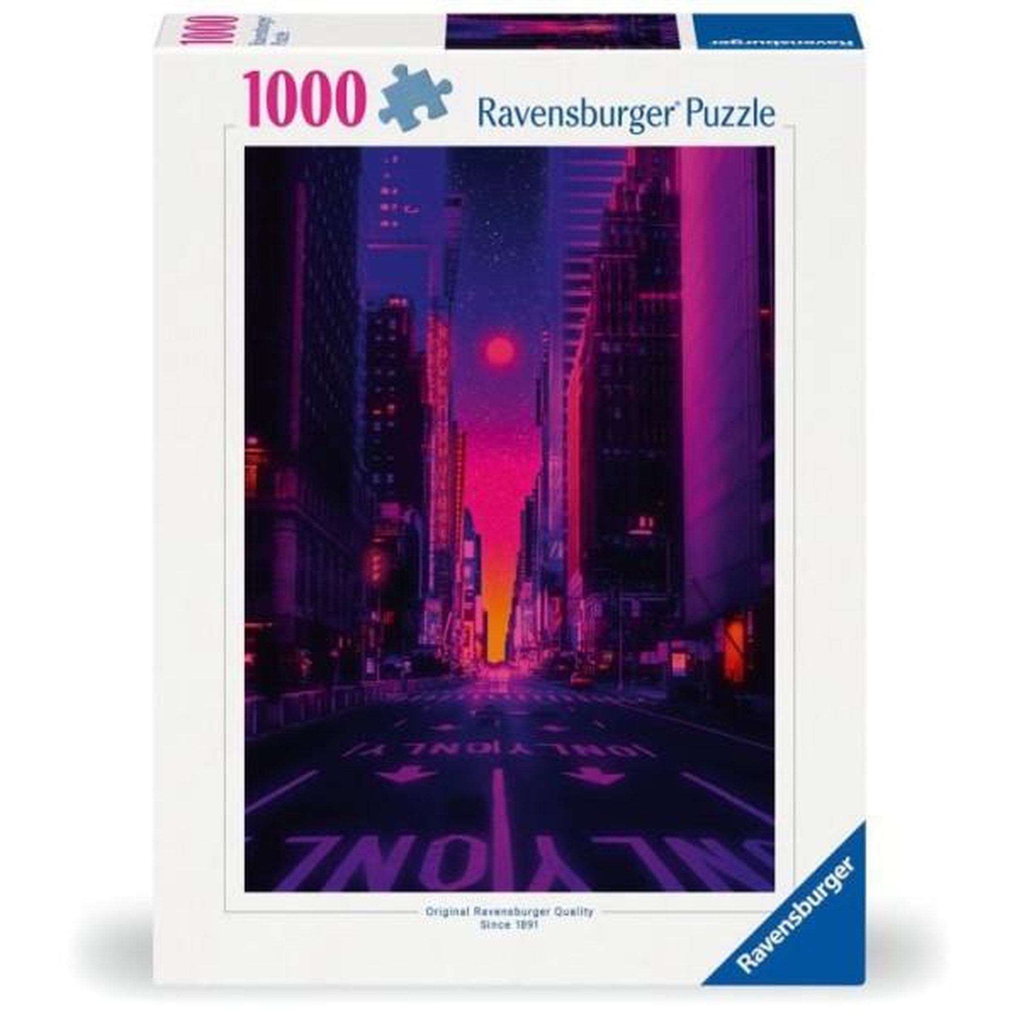 RAVENSBURGER Puzzle 1000 pieces : les néons de new york