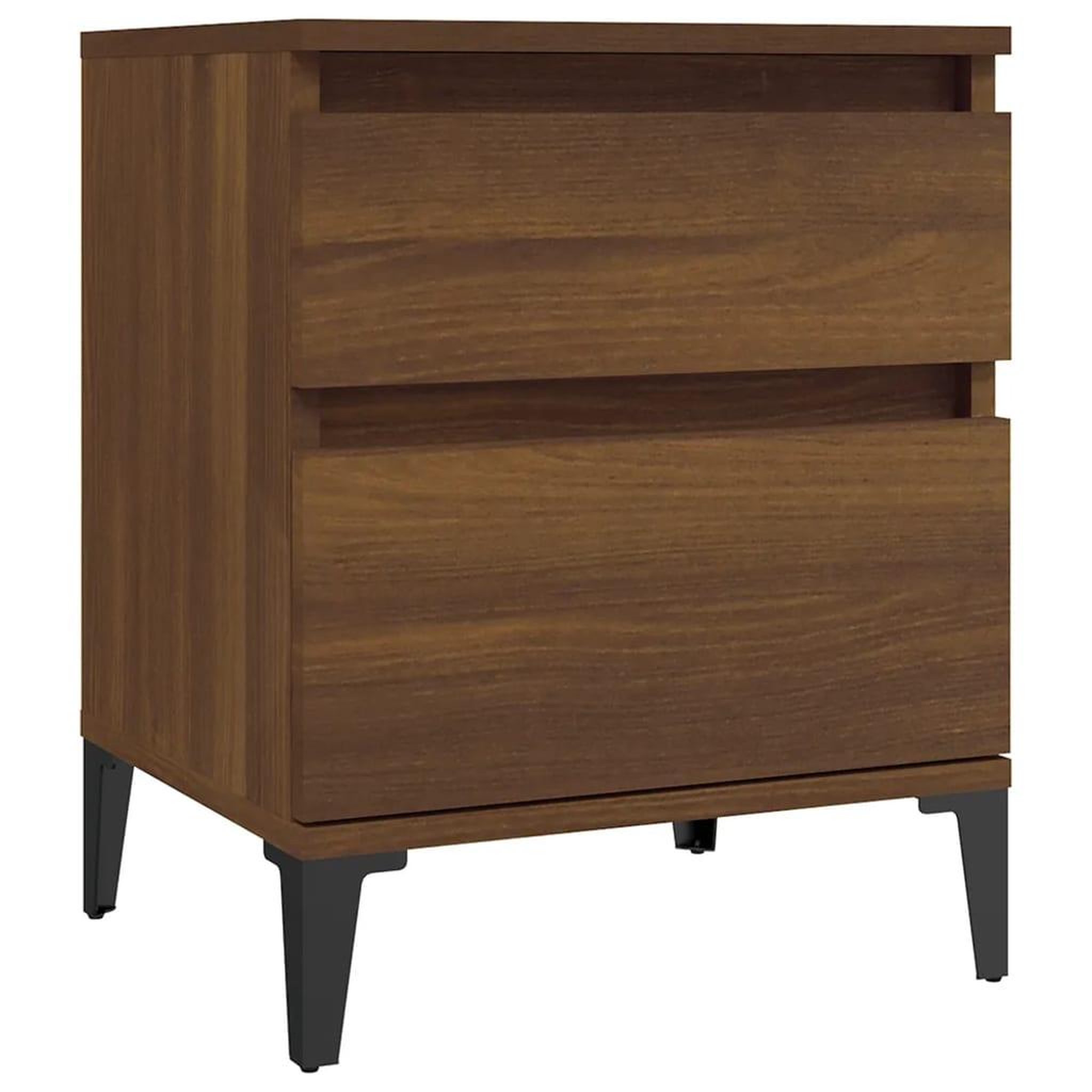Voir la diapositive 5 : VIDAXL Tables de chevet 2 pcs Chene marron 40x35x50 cm