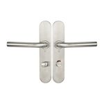 HERACLES Ensemble sur plaques série JADE 1194 type condamnation à voyant finition inox HERACLES B INOX SP0V6