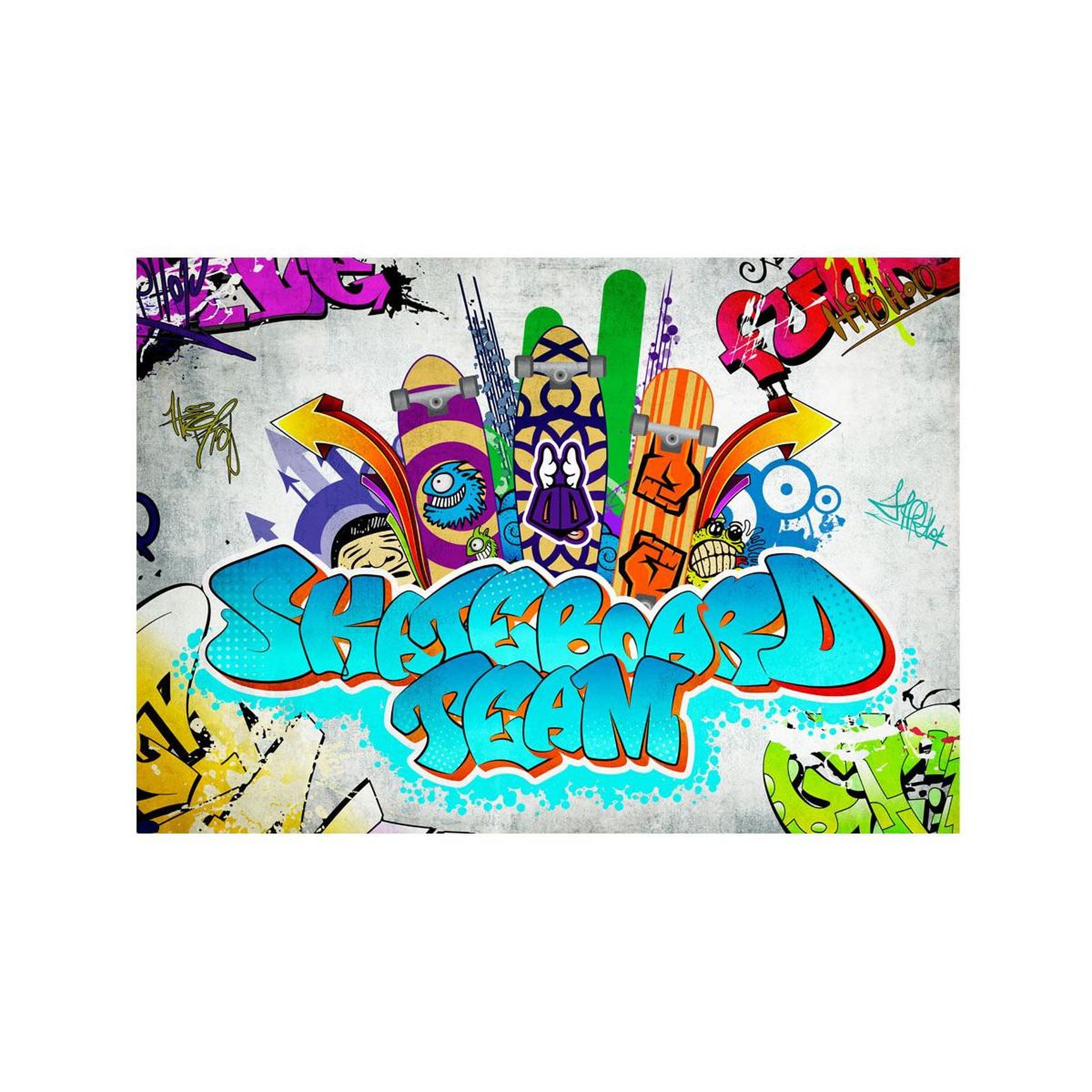 Voir la diapositive 2 : Paris Prix Papier peint  skateboard team