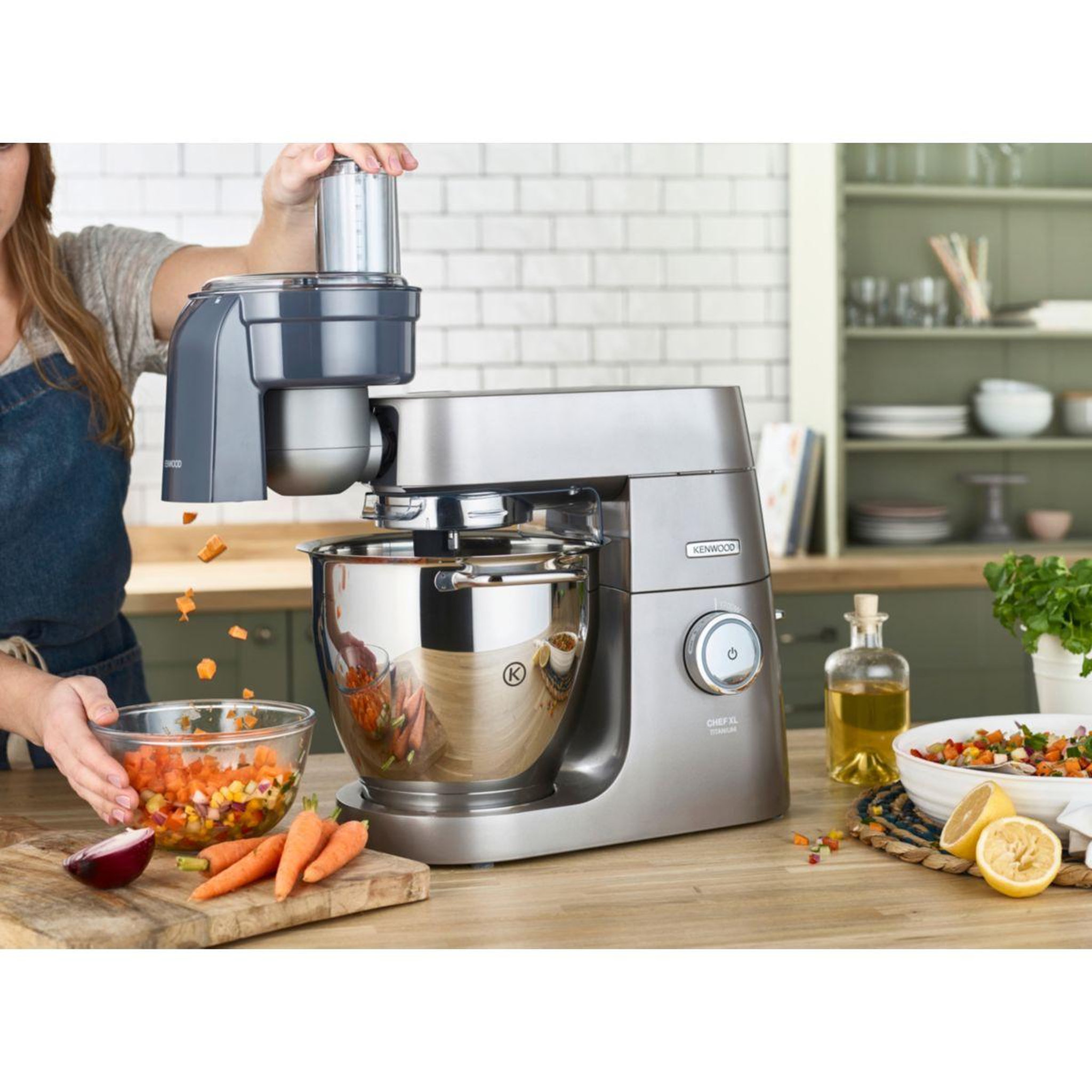 Voir la diapositive 3 : KENWOOD Découpe KAX400PL Accessoire à brunoise