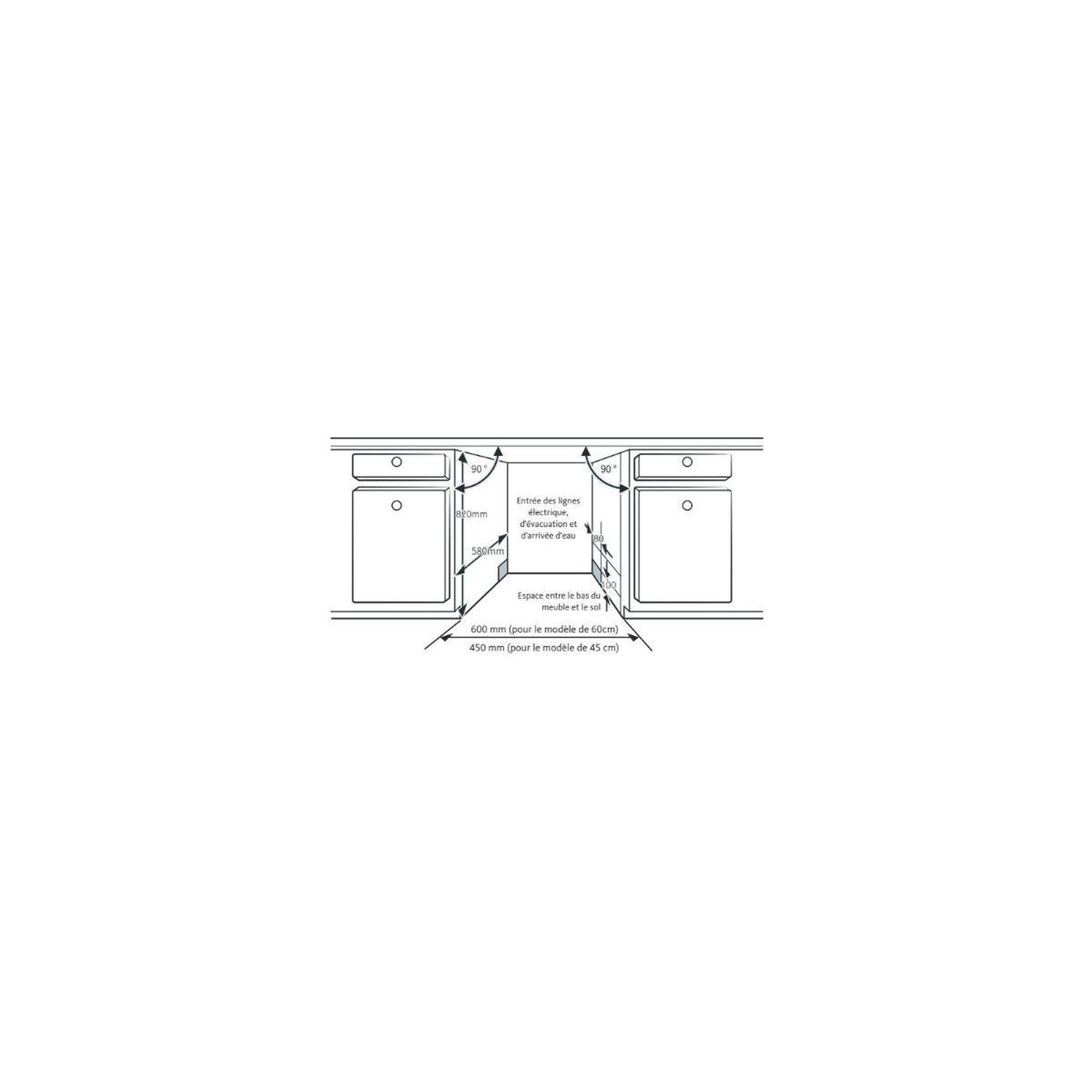 Voir la diapositive 5 : Listo Lave vaisselle encastrable llvf47d