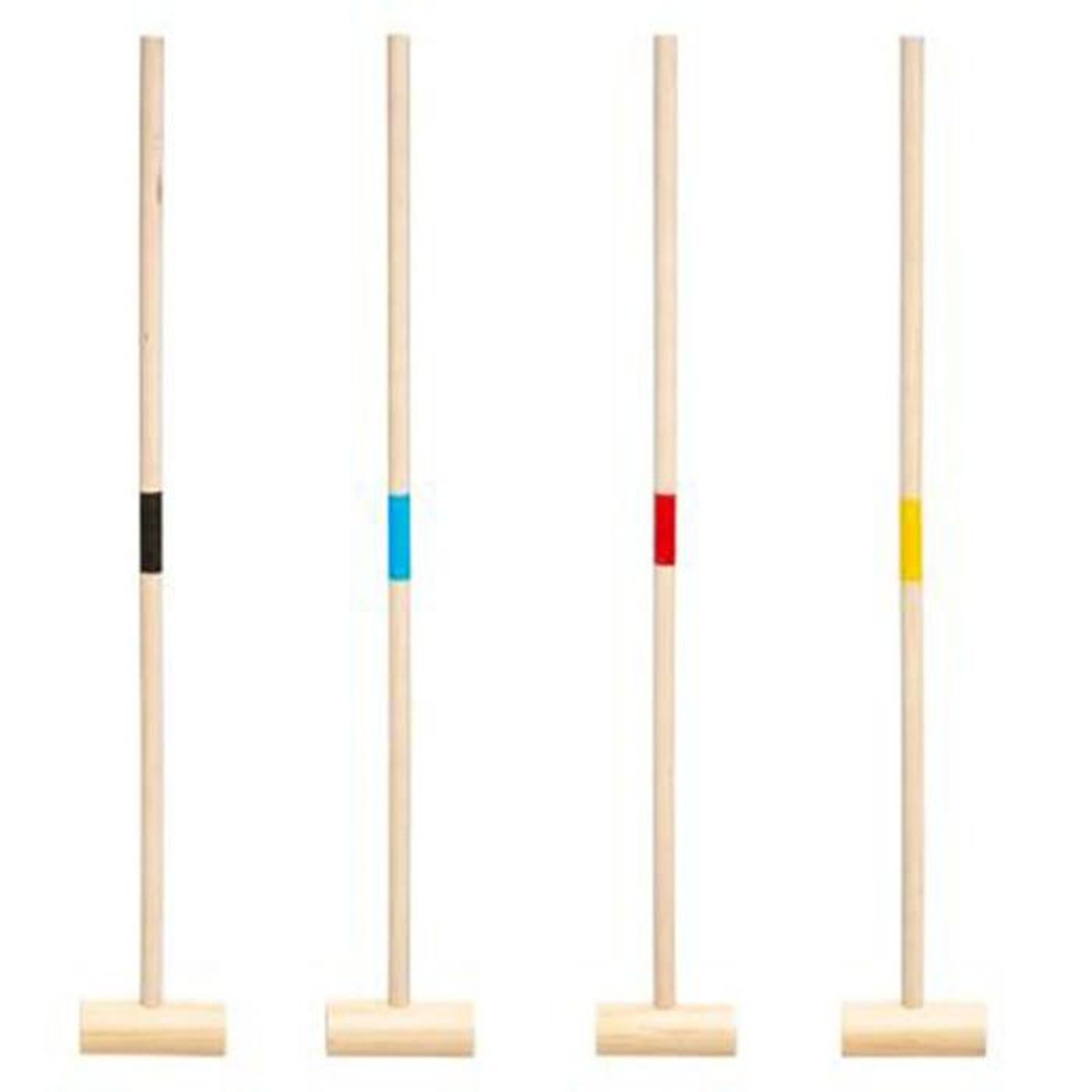 Voir la diapositive 5 : Be Toys Jeu Enfant en Bois  Croquet  57cm Naturel