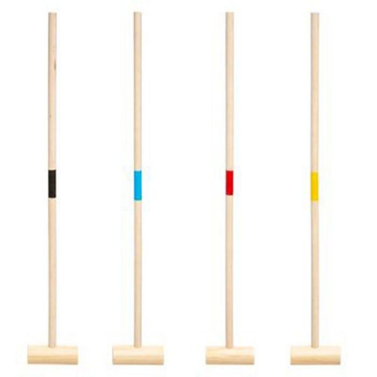 Be Toys Jeu Enfant en Bois  Croquet  57cm Naturel