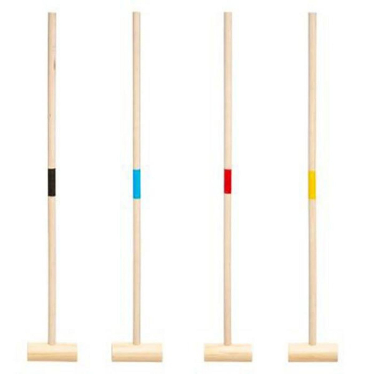 Be Toys Jeu Enfant en Bois  Croquet  57cm Naturel