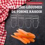 Voir la diapositive 2 : FM PROFESSIONAL Lot de 4 éplucheurs à légumes 11,5 cm FM Professional