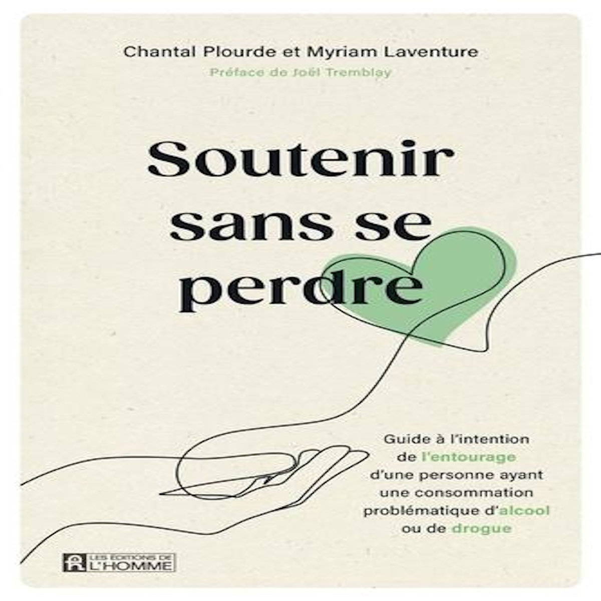 SOUTENIR SANS SE PERDRE. GUIDE A L'INTENTION DE L'ENTOURAGE D'UNE PERSONNE AYANT UNE CONSOMMATION PROBLEMATIQUE D'ALCOOL OU DE DROGUE, Plourde Chantal