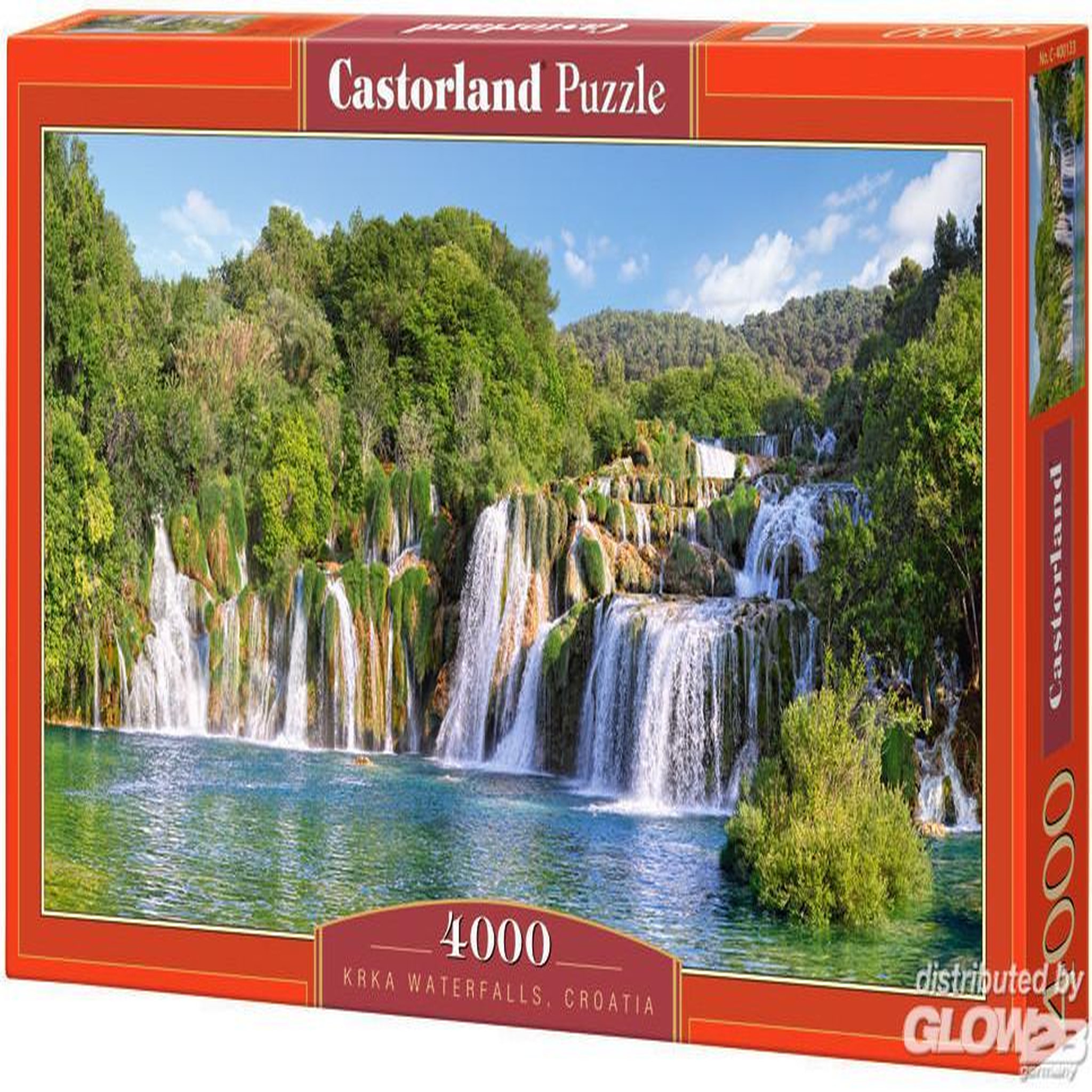 Voir la diapositive 3 : Castorland Puzzle 4000 pièces : Cascades du Parc National de Krka en Croatie