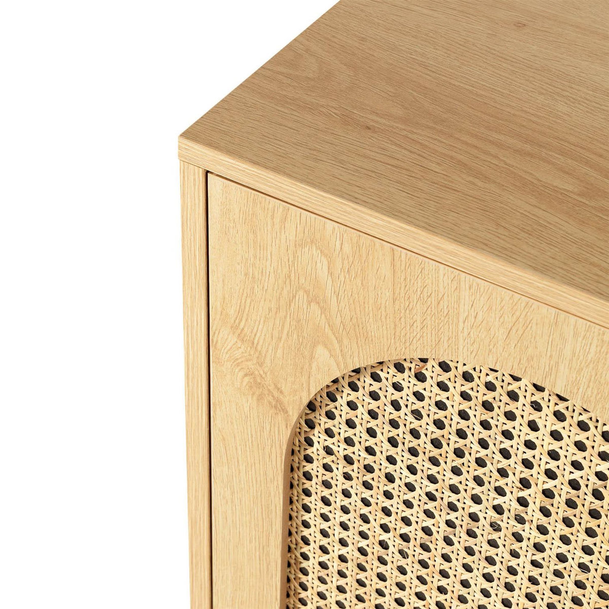 VS VENTA-STOCK Buffet Luna 3 portes couleur Chêne