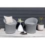 Voir la diapositive 6 : Paris Prix Salon de Jardin Design  Spoga  73cm Gris & Blanc