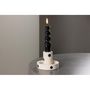 Voir la diapositive 4 : Paris Prix Bougeoir Design en Argile  Ceco  11cm Blanc & Noir