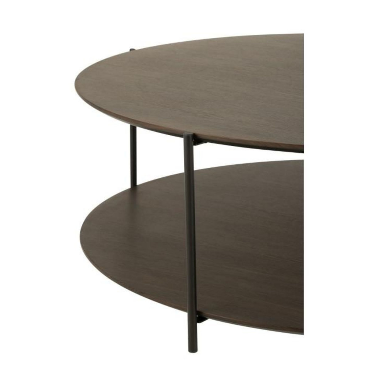 Paris Prix Table Basse Design  Rodolfo  113cm Marron Foncé