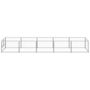 Voir la diapositive 2 : VIDAXL Chenil Argente 5 m² Acier