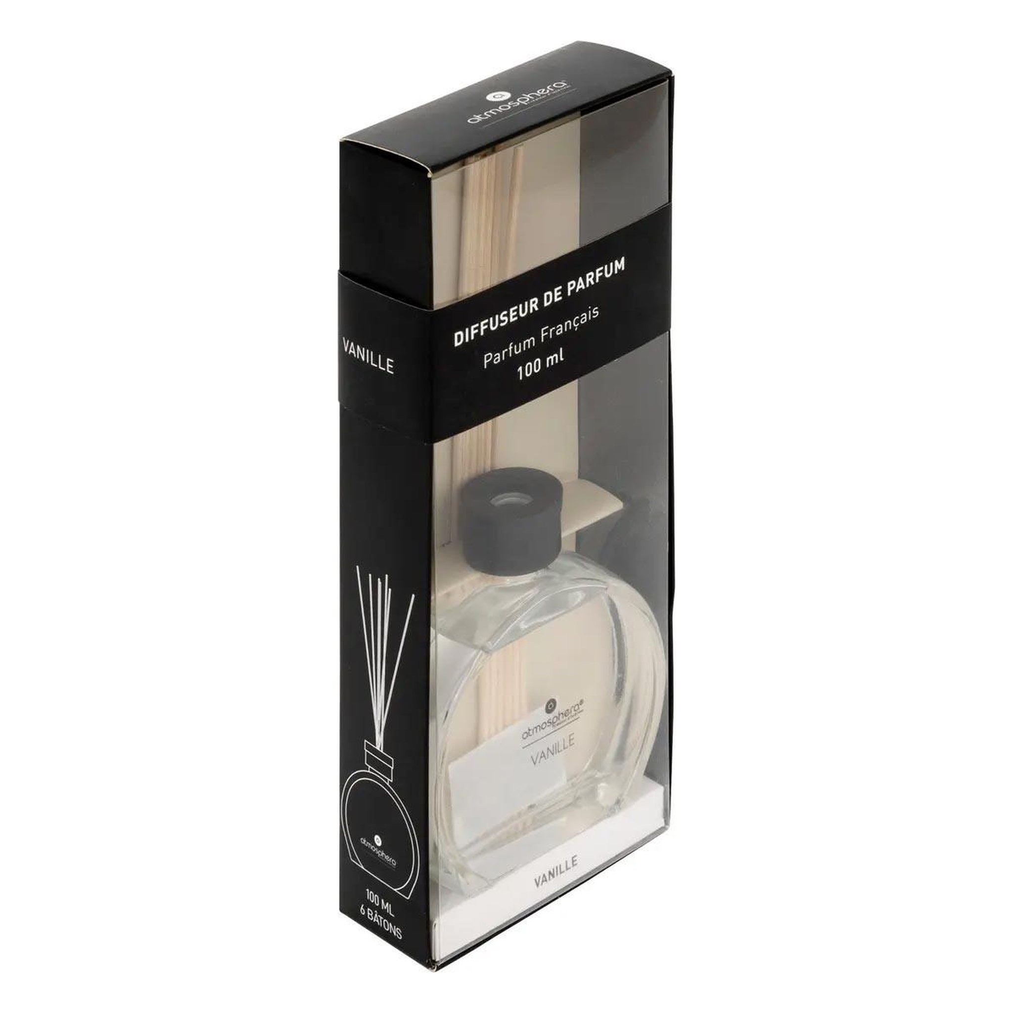 Voir la diapositive 2 : COMPTOIR DE LA BOUGIE Diffuseur de Parfum & 6 Bâtonnets  Haly  100ml Vanille