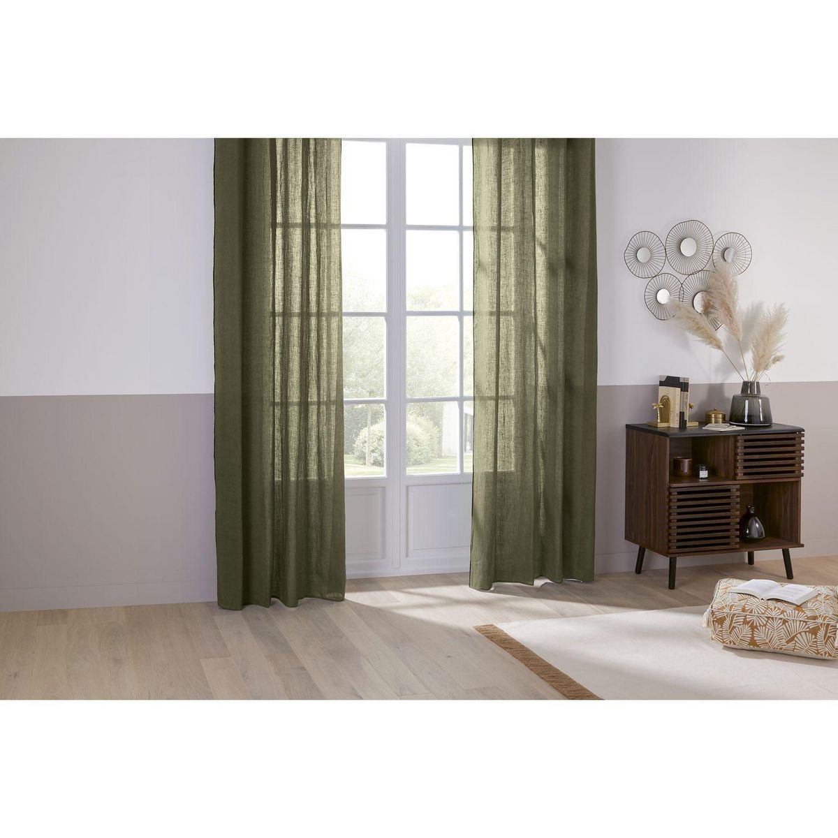 ATMOSPHERA Rideau en 100% lin LINAH