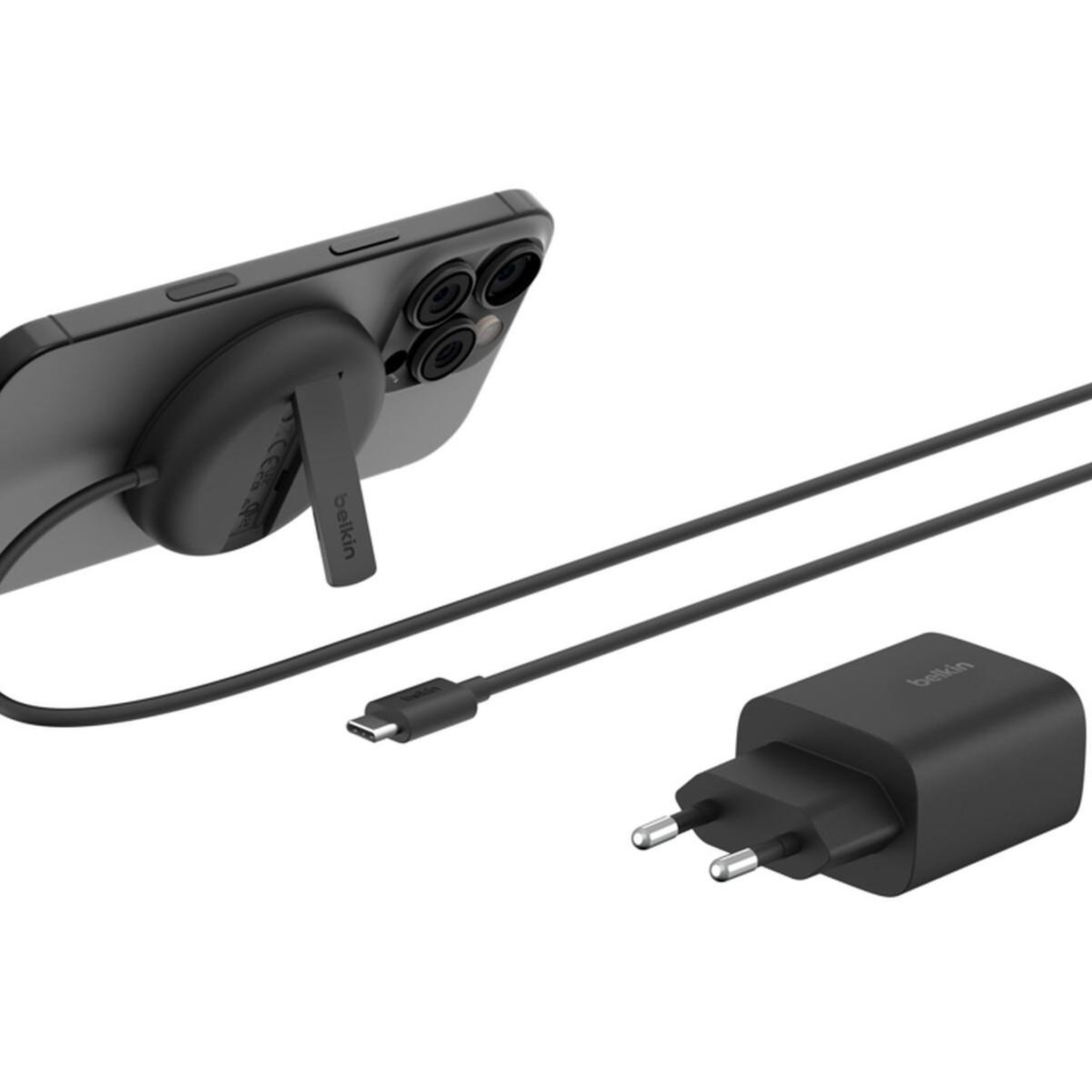 Belkin Belkin wia011kqbk chargeur d'appareils mobiles casque, smartphone noir usb recharge sans fil charge rapide intérieure